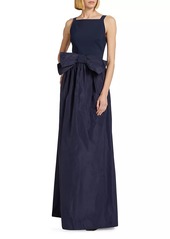 Chiara Boni La Petite Robe Harlee Taffeta Bow Gown