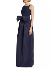 Chiara Boni La Petite Robe Harlee Taffeta Bow Gown