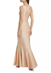 Chiara Boni La Petite Robe Illenne Ruched Jersey Gown