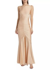 Chiara Boni La Petite Robe Illenne Ruched Jersey Gown