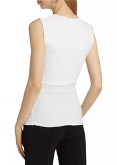 Chiara Boni La Petite Robe Jersey Ruched Shell Tank