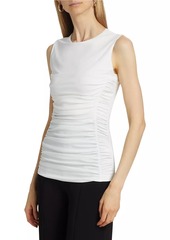 Chiara Boni La Petite Robe Jersey Ruched Shell Tank