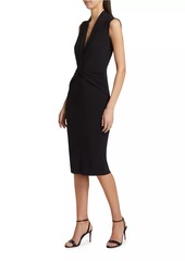 Chiara Boni La Petite Robe Lalia V-Neck Cocktail Dress