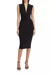 Chiara Boni La Petite Robe Lalia V-Neck Cocktail Dress