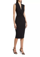 Chiara Boni La Petite Robe Lalia V-Neck Cocktail Dress