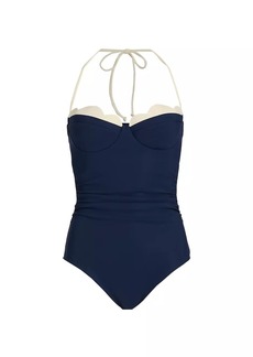 Chiara Boni La Petite Robe Maddy Halterneck One-Piece Swimsuit