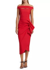 Chiara Boni La Petite Robe Mewan Off-the-Shoulder Cocktail Dress