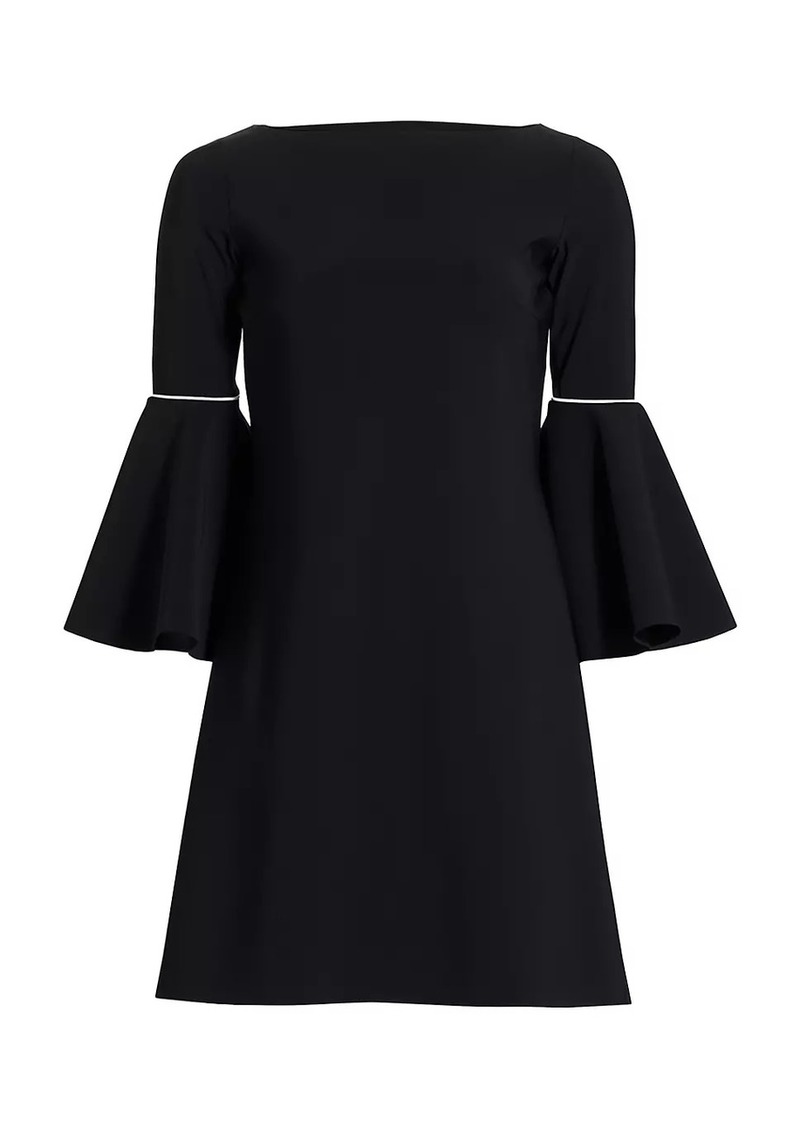 Chiara Boni La Petite Robe Natalia Piped Bell-Sleeve Dress