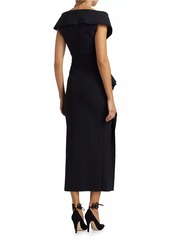 Chiara Boni La Petite Robe Norshana Portrait-Neck Cocktail Dress