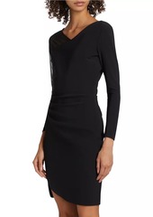 Chiara Boni La Petite Robe Pumina Illusion-Sleeve Cocktail Dress