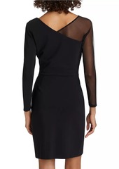 Chiara Boni La Petite Robe Pumina Illusion-Sleeve Cocktail Dress