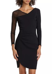 Chiara Boni La Petite Robe Pumina Illusion-Sleeve Cocktail Dress