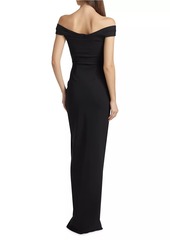 Chiara Boni La Petite Robe Radalf Off-The-Shoulder Gown