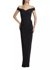 Chiara Boni La Petite Robe Radalf Off-The-Shoulder Gown