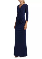 Chiara Boni La Petite Robe Rozen Sugar Metallic Knit Gown