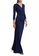 Chiara Boni La Petite Robe Rozen Sugar Metallic Knit Gown