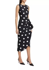 Chiara Boni La Petite Robe Wang Polka Dot Cocktail Dress