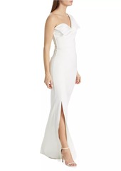 Chiara Boni La Petite Robe Xenia Asymmetric Column Gown