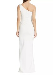 Chiara Boni La Petite Robe Xenia Asymmetric Column Gown