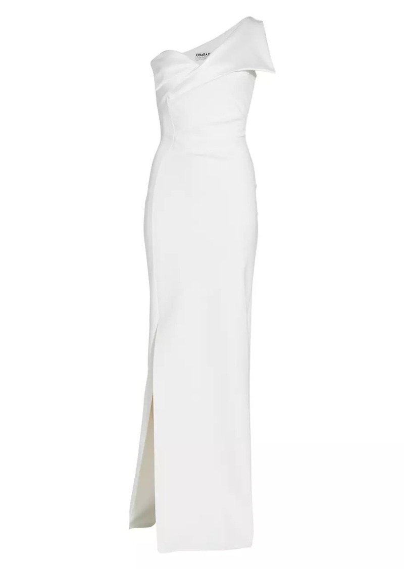 Chiara Boni La Petite Robe Xenia Asymmetric Column Gown