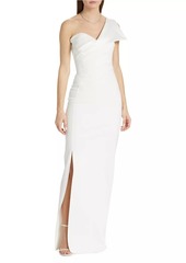 Chiara Boni La Petite Robe Xenia Asymmetric Column Gown