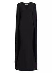 Chiara Boni La Petite Robe Zelia Split-Sleeve Gown