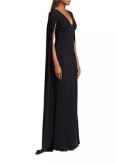 Chiara Boni La Petite Robe Zelia Split-Sleeve Gown