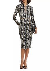 Chiara Boni La Petite Robe Zoelle Graphic Cocktail Dress