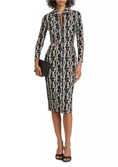 Chiara Boni La Petite Robe Zoelle Graphic Cocktail Dress