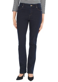 Chico's Women's So Slimming Girlfriend Slim Stretch Classic Cut Full-Length Mid Rise Jeans