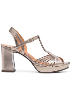 Chie Mihara metallic-effect leather sandals