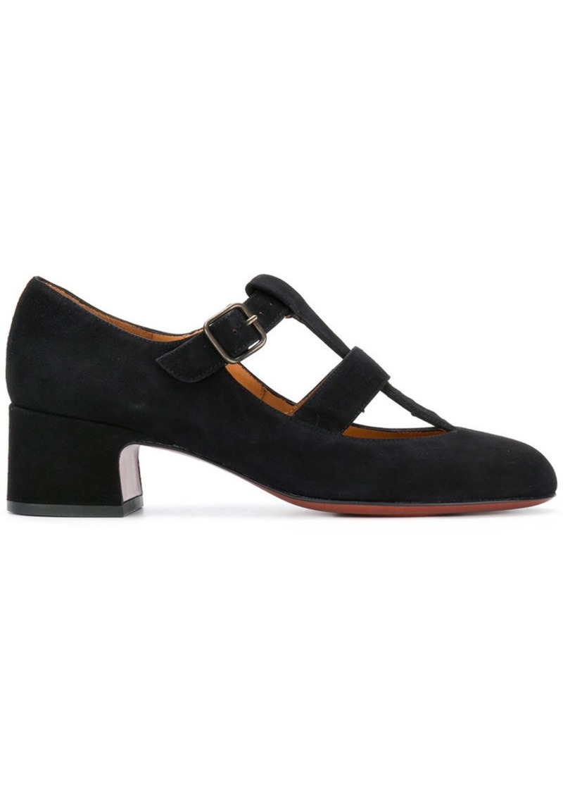 Chie Mihara T-bar block heel loafers 