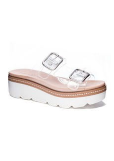 Chinese Laundry Beachy Surfs Up Sandal In Clear