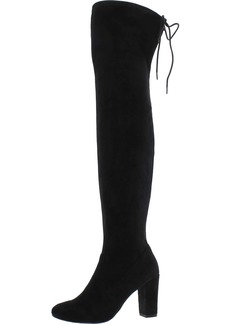 Chinese Laundry Brinna Womens Faux Suede Round Toe Knee-High Boots