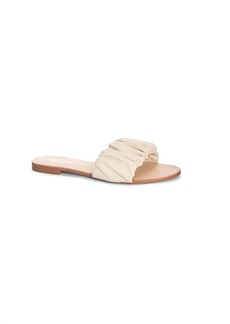 Chinese Laundry Britta Ruched Slide In Cream