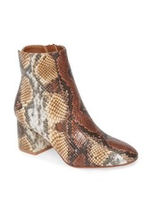 Chinese Laundry Davinna Bootie in Yellow/Dark Brown Snake at Nordstrom