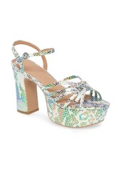 Chinese Laundry Doll Strappy Platform Sandal in Opal Multi Faux Leather at Nordstrom
