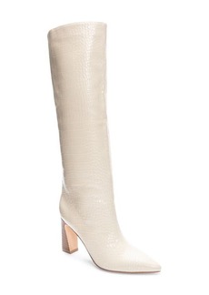 Chinese Laundry Frankie Croc Embossed Knee High Boot