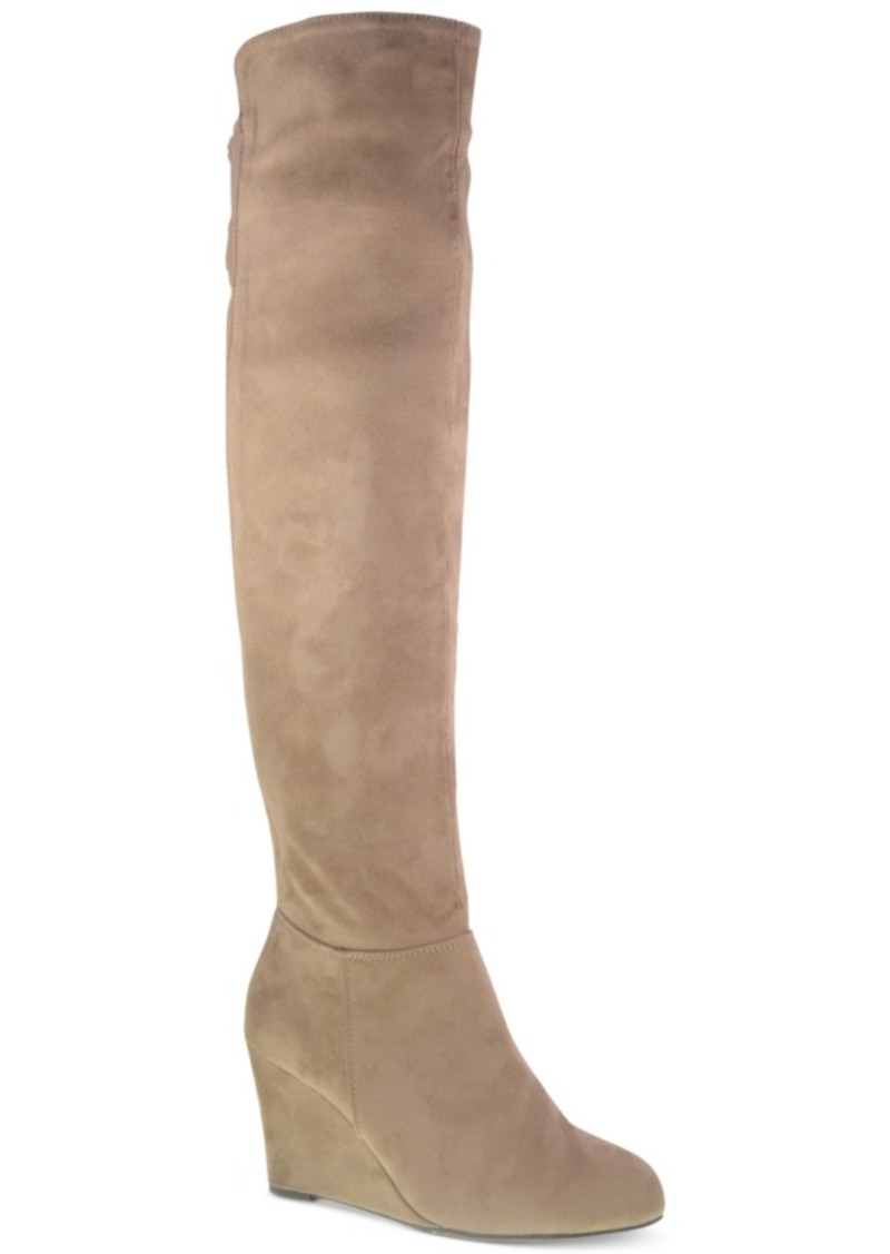 chinese laundry wedge over the knee boots