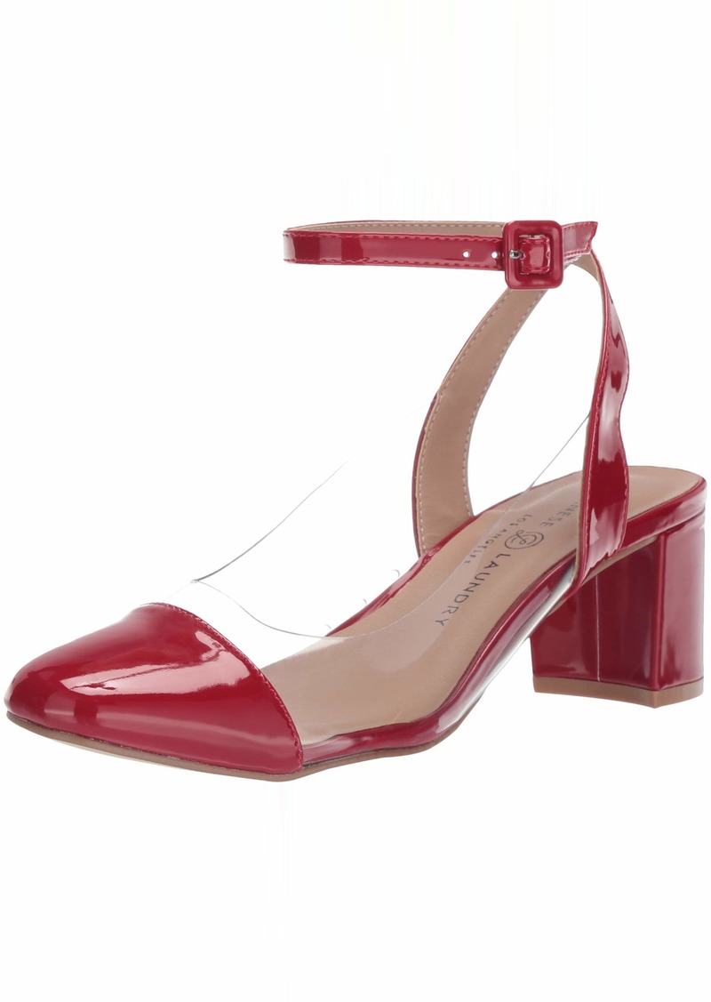 Chinese Laundry Women's Linnie Pump red/Clear  M US