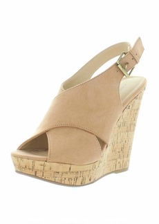 Chinese Laundry Women's Micro Suede Myya Wedge Sandal   M US