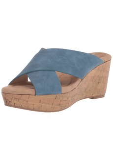 CL by Chinese Laundry Women's Dream Day Nubuck Espadrille Wedge Sandal