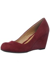 CL by Chinese Laundry womens Nima Wedge Pump cherry super suede  M US