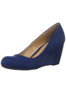 CL by Chinese Laundry womens Nima Wedge Pump navy super suede  M US