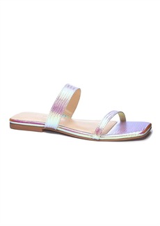 Chinese Laundry Deana Leather Sandal In Iridescent