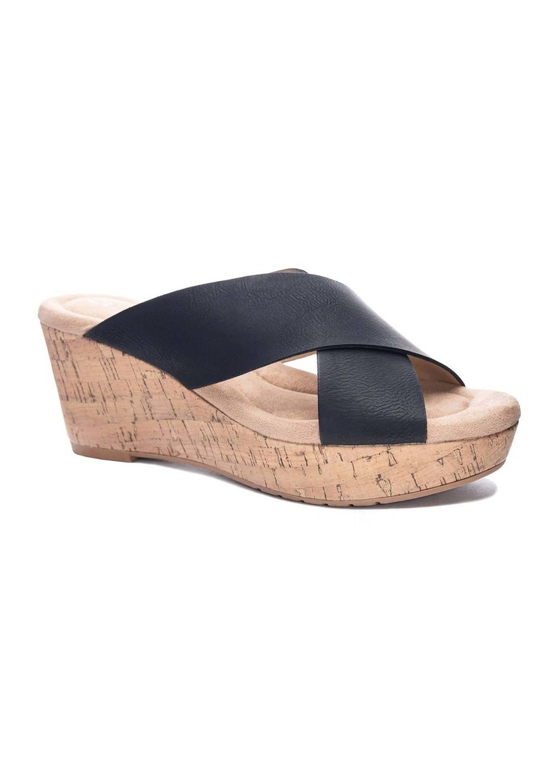 Chinese Laundry Dream Day Casual Wedge In Black