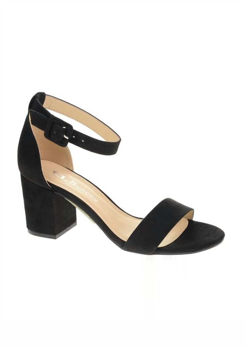 Chinese Laundry Jody Super Suede Heel In Black