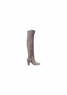 Chinese Laundry Stacked Heeled Boots In Grey