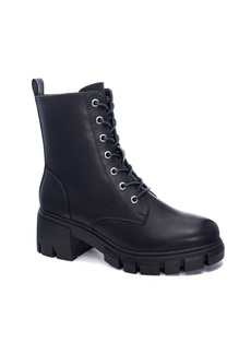 Chinese Laundry Stomp It Out Combat Boots In Black