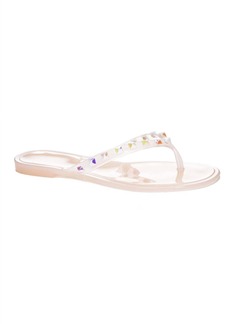 Chinese Laundry Suntan Rhinestone Jelly Sandals In Blush